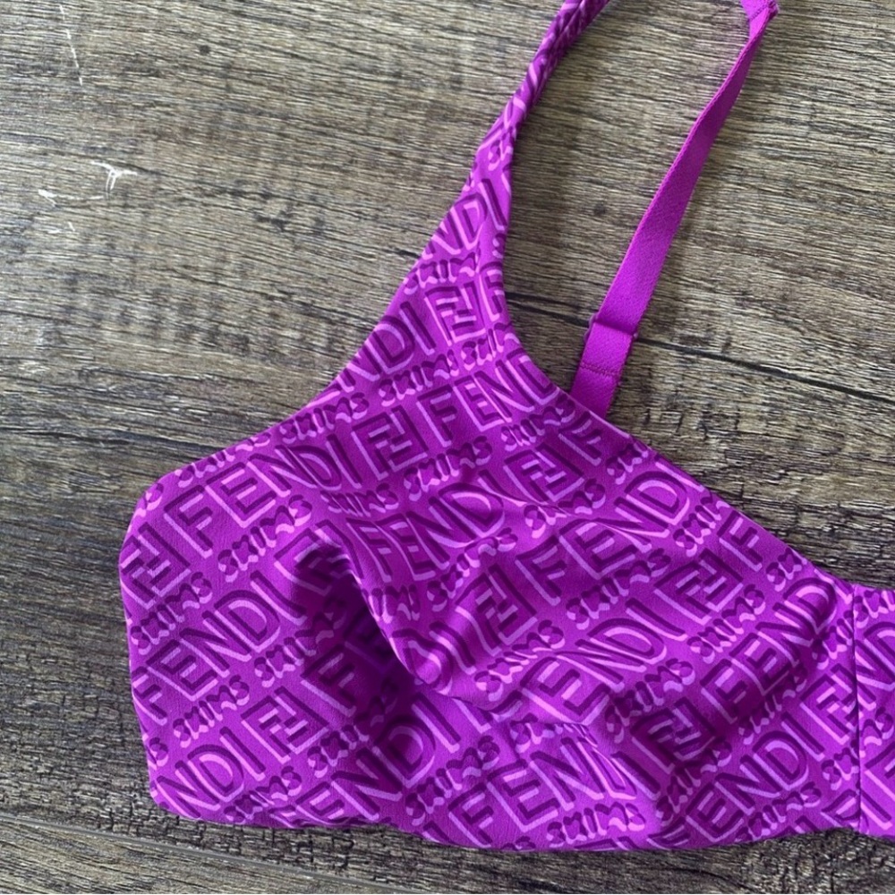 Fendi Women's Vibrant Purple Bralette